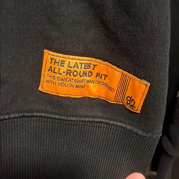 Zara Soar High Sky Black Crewneck Sweater with Graphic Design Men's Size Medium - Picture 4 of 8